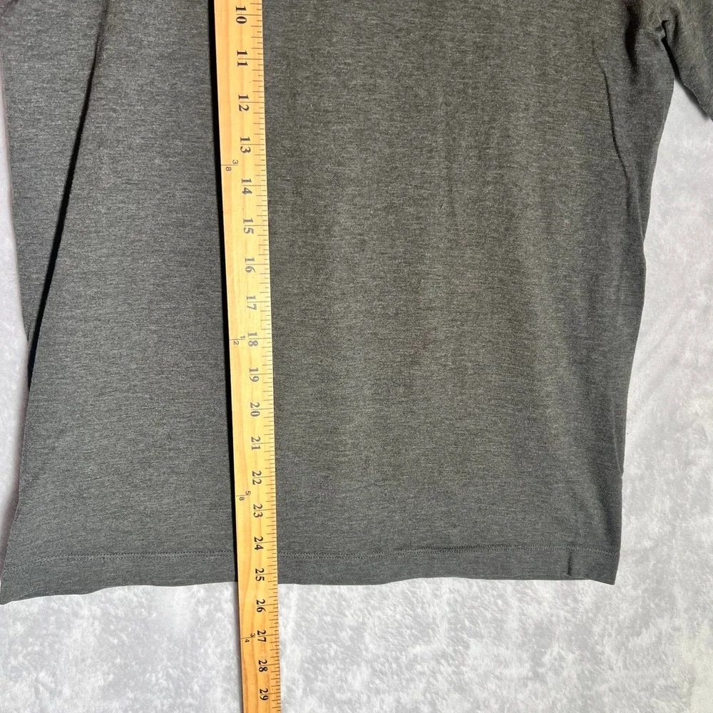 Nike Kids XL Charcoal Heather Grey Short Sleeve Graphic‎ T-Shirt Yellow Logo